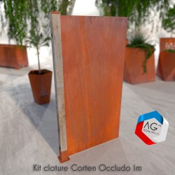 Clotures en Acier Corten - Occludo