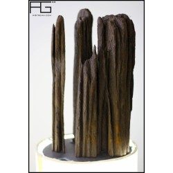 Lampe bois flotté Vendue